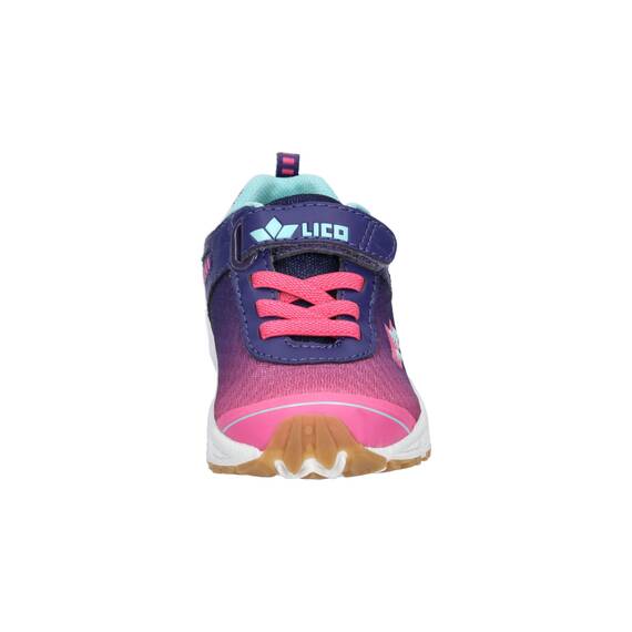 Lico Unisex Kinder Barney Hallenturnschuhe, Pink Lila Türkis, 38 EU