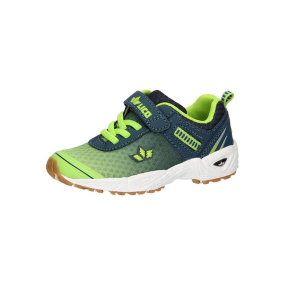Lico Unisex Kinder Barney Vs Hallenturnschuhe, Lemon Petrol, 39 EU