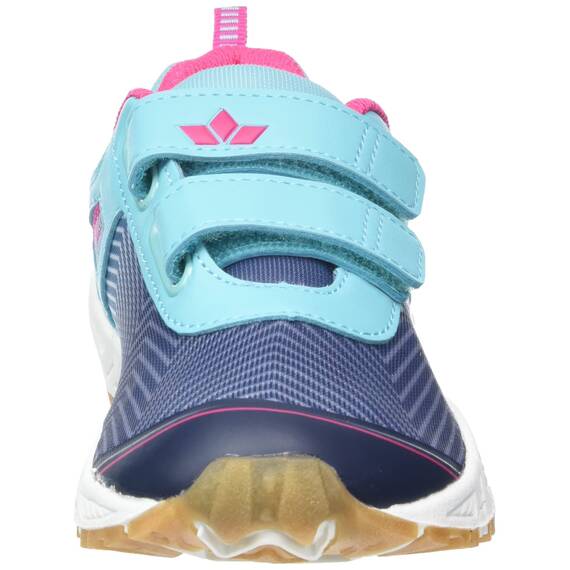 Lico Mädchen Barney V Sneaker, Türkis Marine Pink, 38 EU