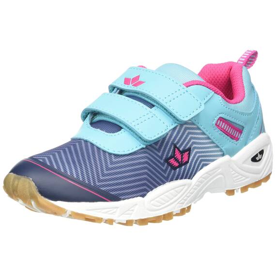 Lico Mädchen Barney V Sneaker, Türkis Marine Pink, 38 EU