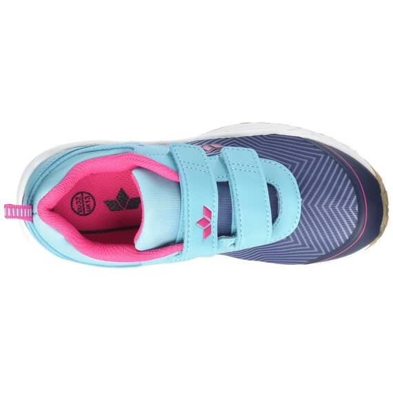 Lico Mädchen Barney V Sneaker, Türkis Marine Pink, 38 EU