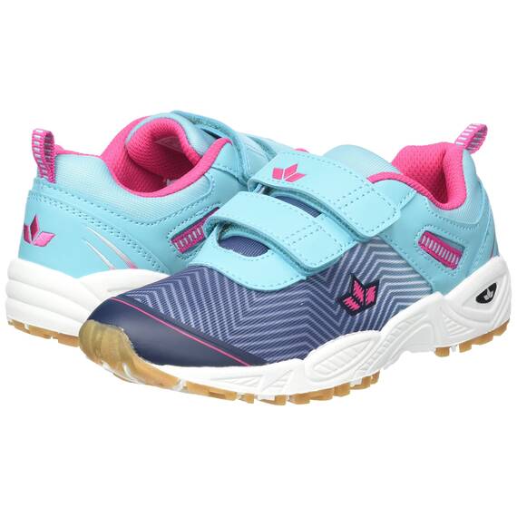Lico Mädchen Barney V Sneaker, Türkis Marine Pink, 38 EU