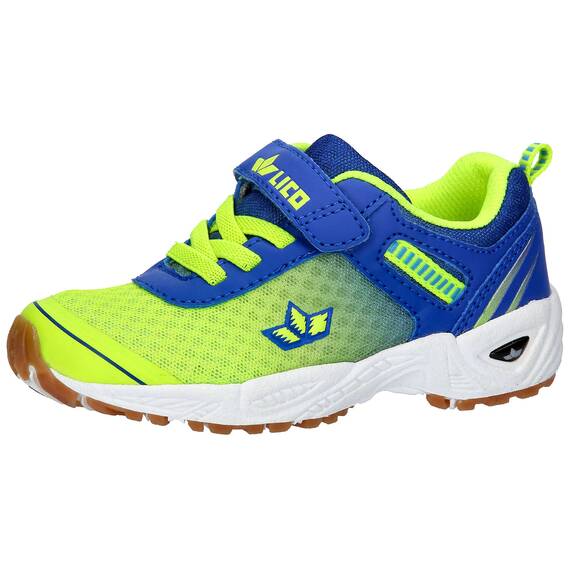 Lico Unisex Kinder Barney VS Hallenturnschuh, lemon/blau, 38 EU