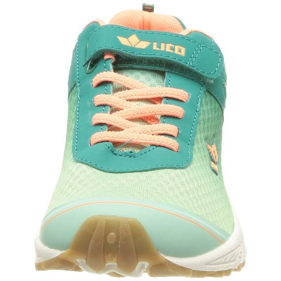 Lico Mädchen Barney VS Hallenturnschuh, türkis/lachs, 41 EU
