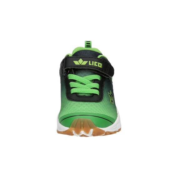 Lico Unisex Kinder Barney Vs Hallenturnschuhe, Grün Schwarz, 40 EU