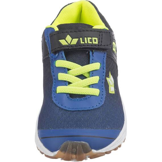 Lico Unisex Kinder BARNEY VS Hallenschuhe, Blau/ Schwarz/ Lemon, 41 EU