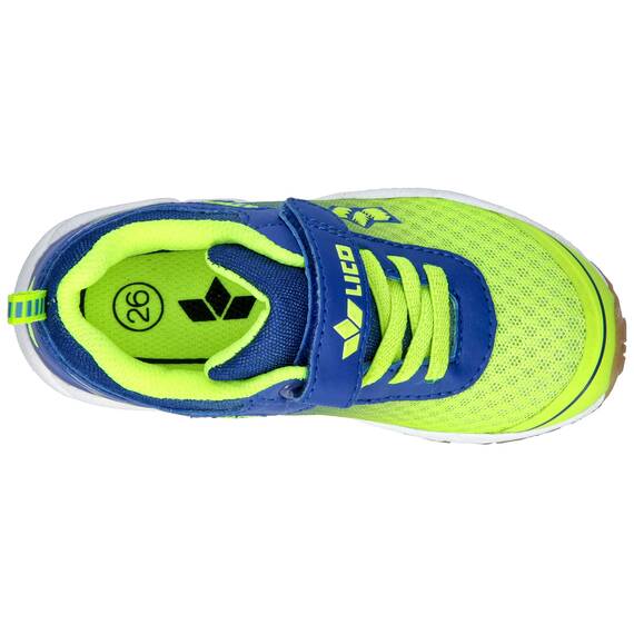 Lico Unisex Kinder Barney VS Hallenturnschuh, lemon/blau, 40 EU