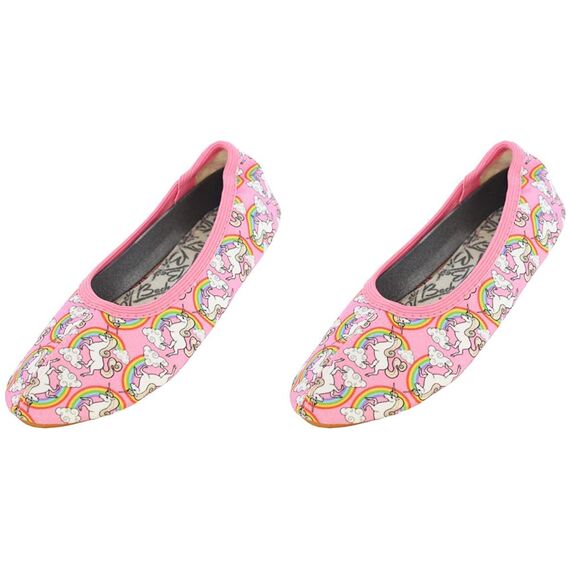 Beck Mädchen Rainbow Gymnastikschuhe, Pink, 31 EU (Packung mit 2)