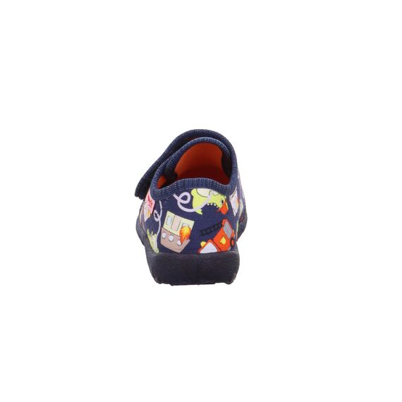 Superfit Baby-Jungen Spotty Hausschuh, BLAU/Mehrfarbig 8070, 19 EU