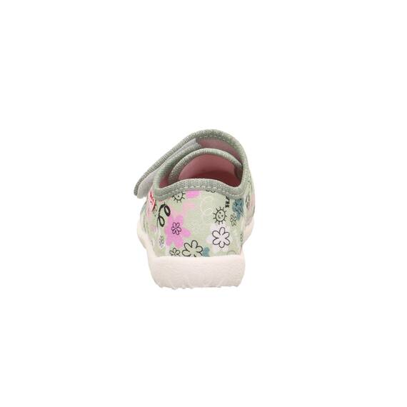 Superfit Jungen Mädchen Spotty Hausschuhe, Hellgrün/Mehrfarbig 7530, 20 EU Weit