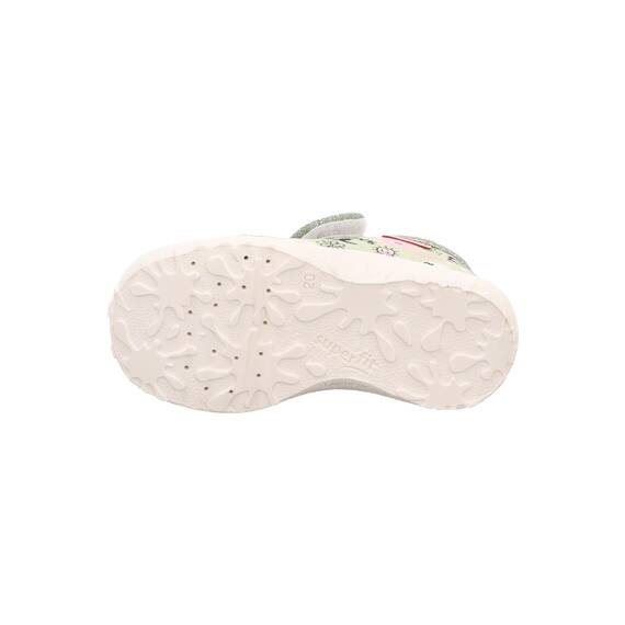 Superfit Jungen Mädchen Spotty Hausschuhe, Hellgrün/Mehrfarbig 7530, 18 EU Weit