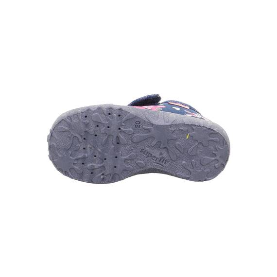 Superfit Baby Mädchen SPOTTY Hausschuhe, HELLBLAU/MEHRFARBIG 8140, 19 EU