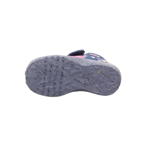 Superfit Baby Mädchen SPOTTY Hausschuhe, HELLBLAU/MEHRFARBIG 8140, 22 EU
