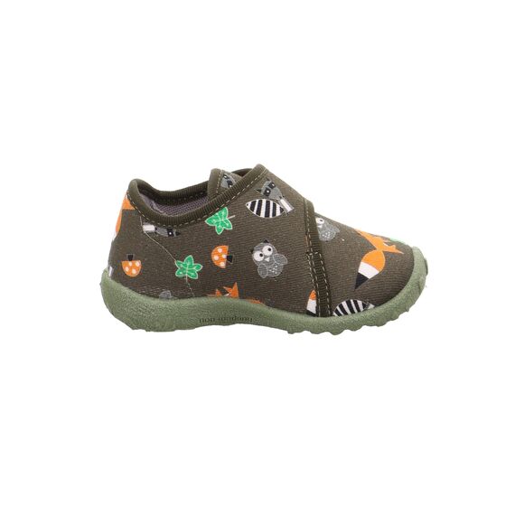 Superfit Baby Mädchen SPOTTY Hausschuhe, GRÜN/MEHRFARBIG 7020, 19 EU