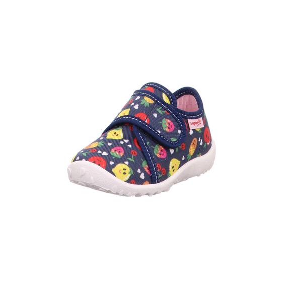 Superfit Jungen Mädchen Spotty Hausschuhe, BLAU/Mehrfarbig 8060, 18 EU