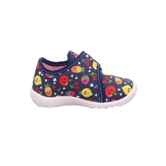 Superfit Jungen Mädchen Spotty Hausschuhe, BLAU/Mehrfarbig 8060, 18 EU