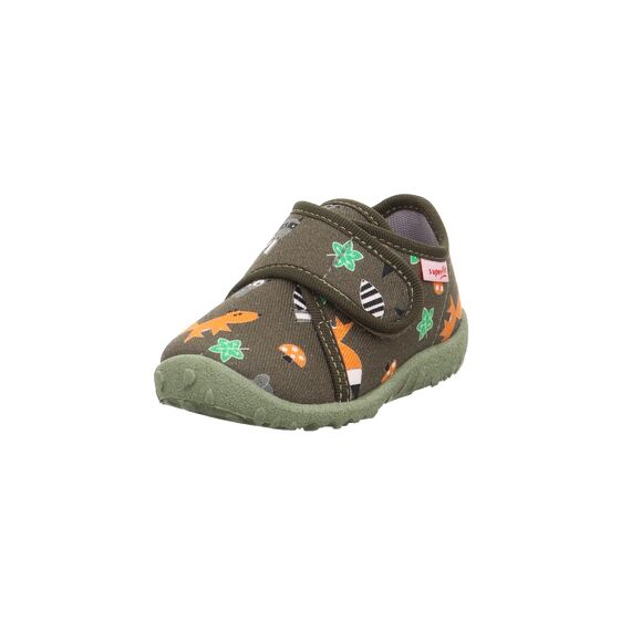Superfit Baby Mädchen SPOTTY Hausschuhe, GRÜN/MEHRFARBIG 7020, 19 EU