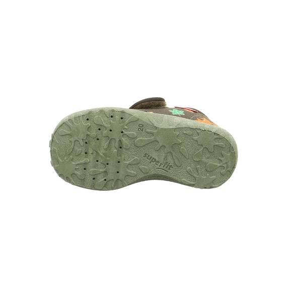 Superfit Baby Mädchen SPOTTY Hausschuhe, GRÜN/MEHRFARBIG 7020, 21 EU