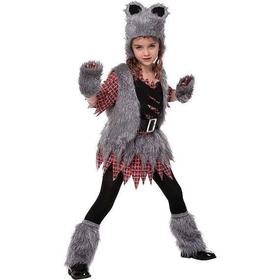 Spooktacular Creations Mädchen Weste Werwolf Kostüm für Halloween