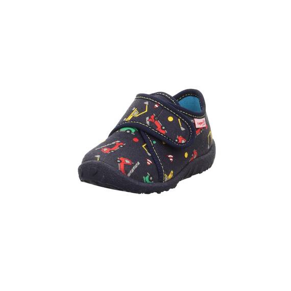 Superfit Mädchen SPOTTY Hausschuhe, BLAU/MEHRFARBIG 8130, 24 EU