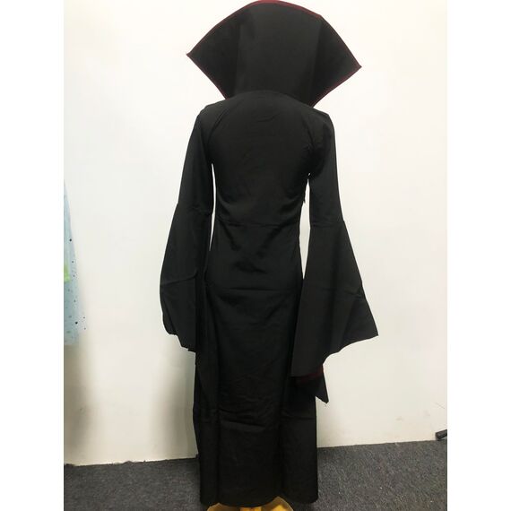 LOBTY Vampir Hexe Kostüm Kinder Erwachsene Halloween Kostüme Verkleidungsparty für Halloween Karneval Fasching Hexenkostüm Mädchen Hexenkleid Hexenhut