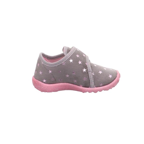 Superfit Mädchen SPOTTY Hausschuhe, GRAU 2100, 23 EU