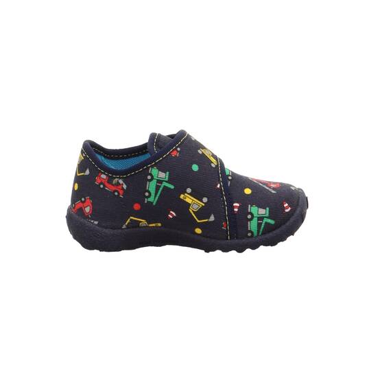 Superfit Mädchen SPOTTY Hausschuhe, BLAU/MEHRFARBIG 8130, 24 EU