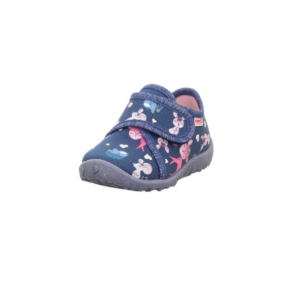 Superfit Mädchen SPOTTY Hausschuhe, HELLBLAU/MEHRFARBIG 8140, 25 EU