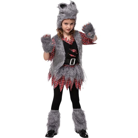 Spooktacular Creations Mädchen Weste Werwolf Kostüm für Halloween