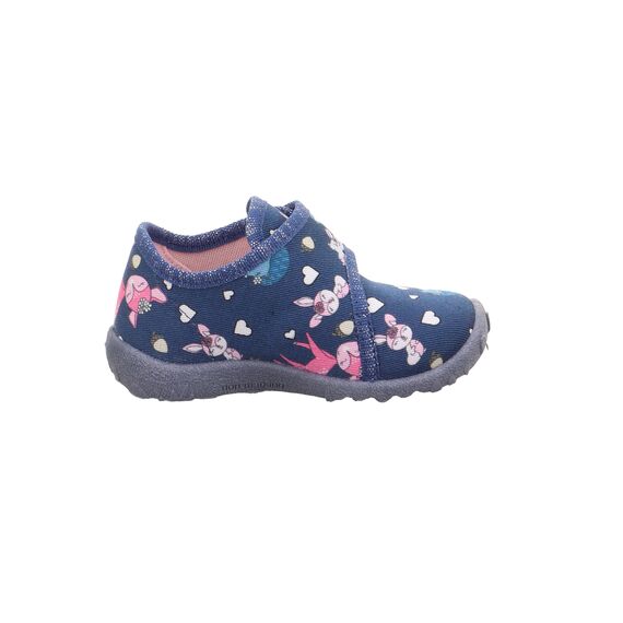 Superfit Mädchen SPOTTY Hausschuhe, HELLBLAU/MEHRFARBIG 8140, 25 EU