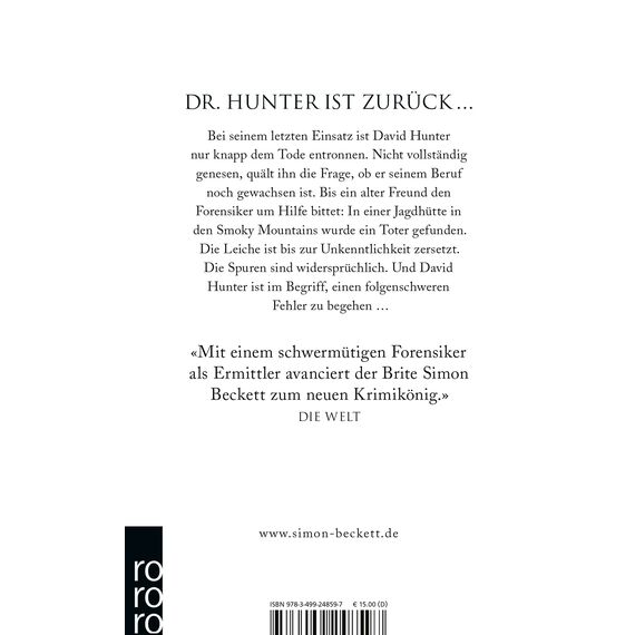 Leichenblässe: David Hunters 3. Fall: Thriller | Der dritte Fall für den forensischen Anthropologen David Hunter