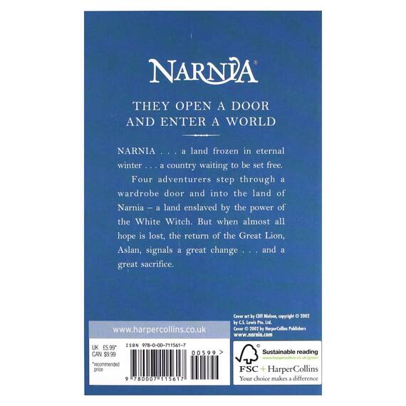 The Lion, the Witch and the Wardrobe: Book 2 in the classic children’s fantasy adventure series (The Chronicles of Narnia, Band 2)