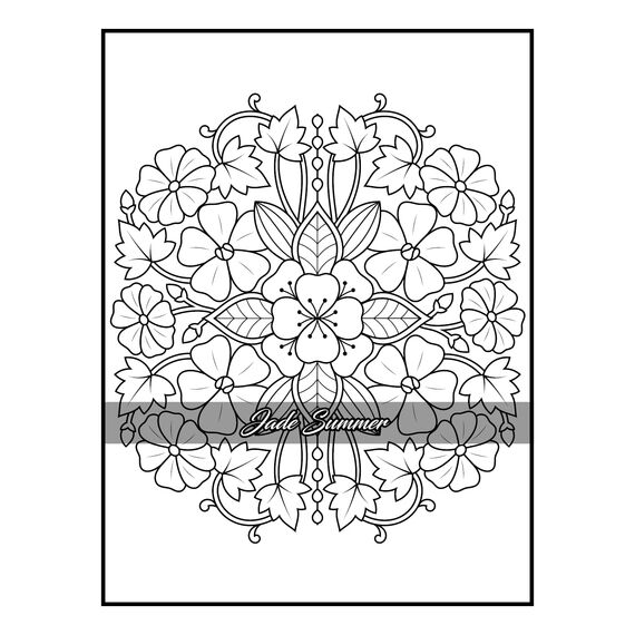 100 Flowers: An Adult Coloring Book with Bouquets, Wreaths, Swirls, Patterns, Decorations, Inspirational Designs, and Much More!