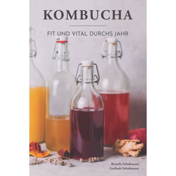 Kombucha - Fit und vital durchs Jahr: Immunsystem stärken, Wohlbefinden steigern, Darmgesundheit verbessern. Saisonale Rezepte für neue Geschmackserlebnisse.
