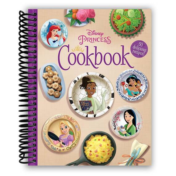 The Disney Princess Cookbook [Spiral-bound] Disney Books