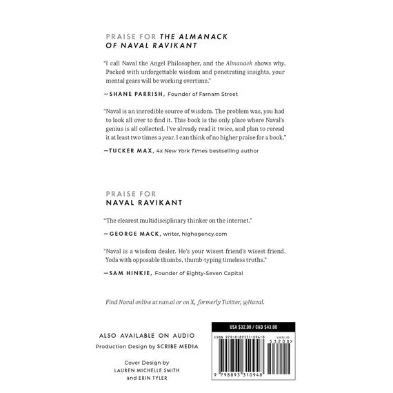 The Almanack of Naval Ravikant: A Guide to Wealth and Happiness