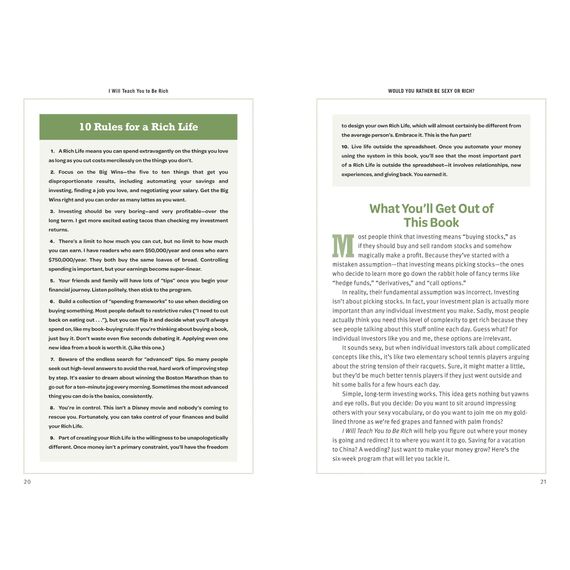 I Will Teach You to Be Rich: No Guilt. No Excuses. Just a 6-Week Program That Works (Second Edition)