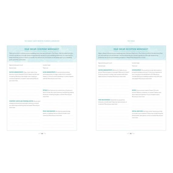 The Budget-Savvy Wedding Planner & Organizer (Binder Edition): Checklists, Worksheets, and Essential Tools to Plan the Perfect Wedding on a Small Budget