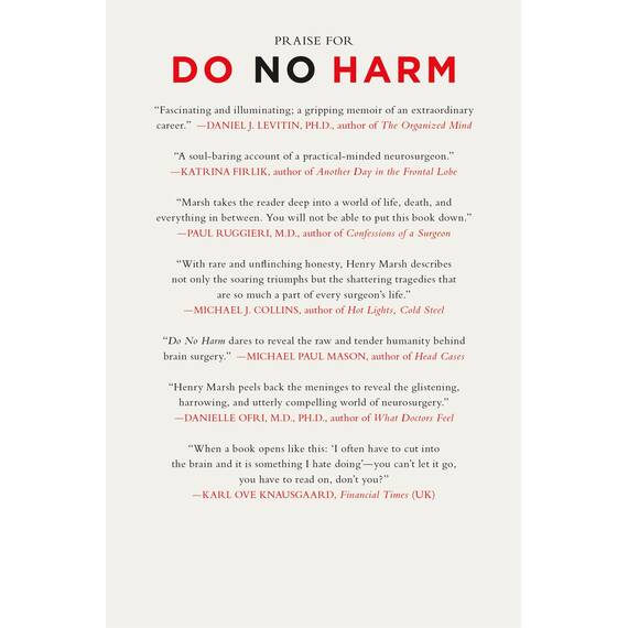 Do No Harm: Stories of Life, Death, and Brain Surgery