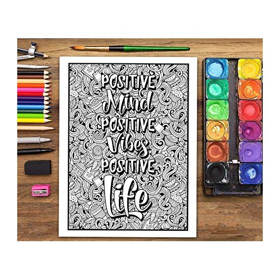 An Inspirational Colouring Book For Everyone: Be Fearless In The Pursuit Of What Sets Your Soul On Fire