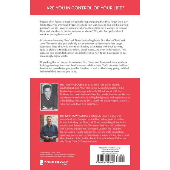 BNDRIES UPDTD EXPND SC: When to Say Yes, How to Say No To Take Control of Your Life
