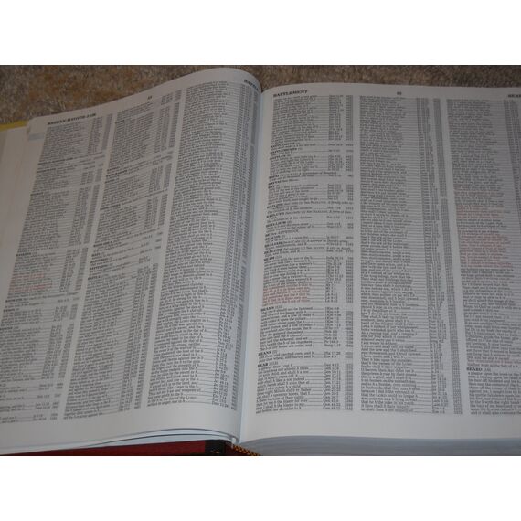 The New Strong's Expanded Exhaustive Concordance of the Bible: Red-Letter Edition