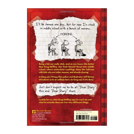 Diary of a Wimpy Kid # 1: A novel in cartoons