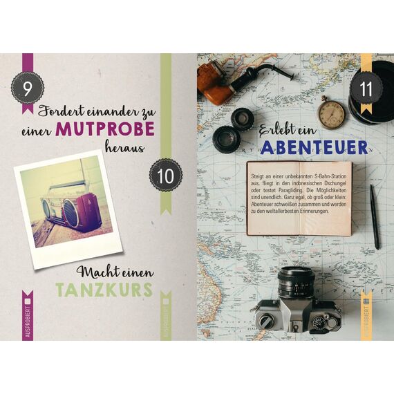 99 herrlich verrückte Ideen für euer Leben zu zweit: Charmantes Geschenk zur Hochzeit und allgemein für Paare