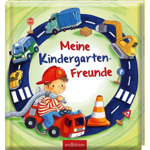 Ars Edition GmbH Kindergarten-Freunde (Fahrzeuge): Freundebuch ab 3 Jahren für Kindergarten und Kita, für Jungen und Mädchen, 4489120919