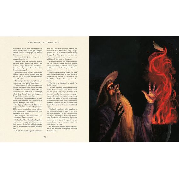 Harry Potter and the Goblet of Fire: Illustrated Edition (Harry Potter, 4)