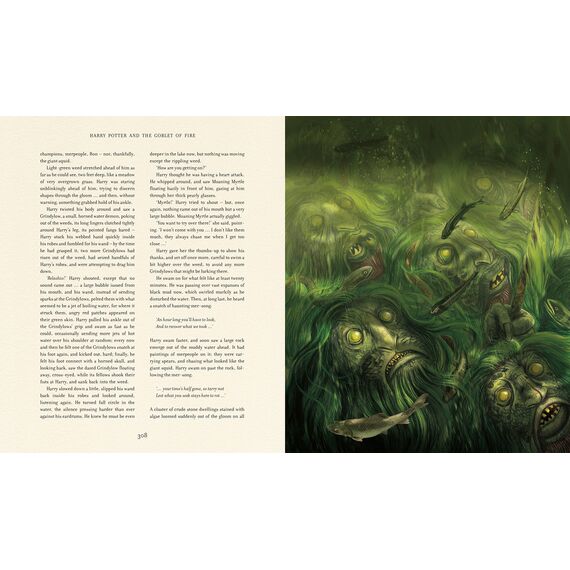 Harry Potter and the Goblet of Fire: Illustrated Edition (Harry Potter, 4)