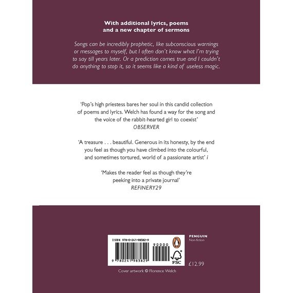 Useless Magic: Useless Magic: The beautiful book of lyrics and poetry from the award-winning Florence + The Machine singer