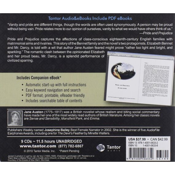 Pride and Prejudice [With Bonus E-Book] (Unabridged Classics in Audio)
