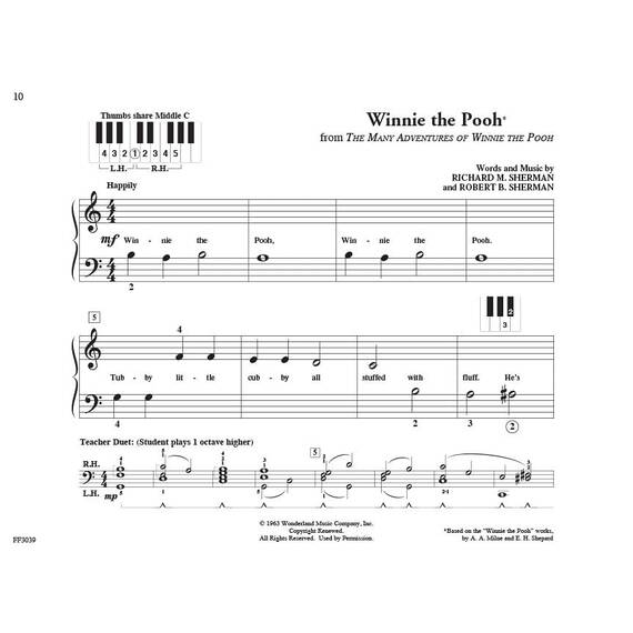 PreTime Piano Disney Primer Level